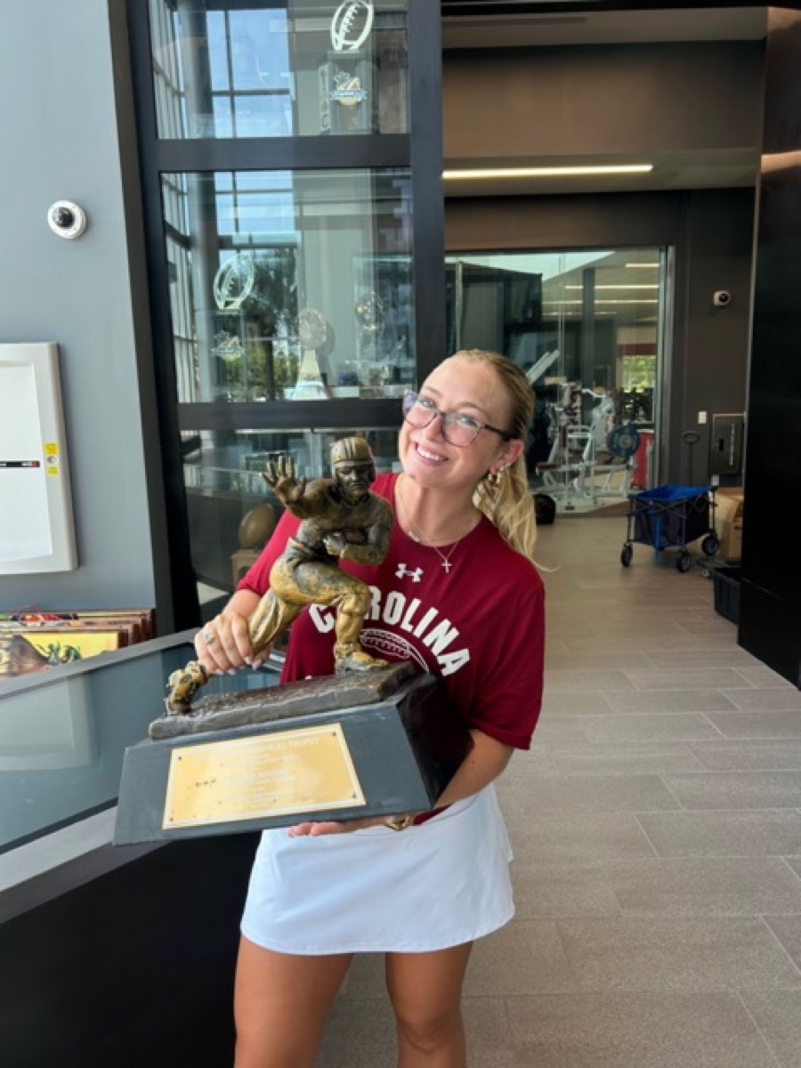 Heisman Trophy Display